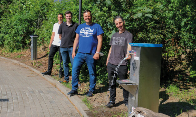 Wohnmobilstellplatz jetzt mit Wasser- und Abwasseranschluss