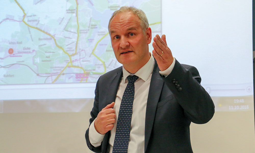 Beigeordneter Bernd Rubelt ist besorgt um die Entwickelbarkeit von Potsdam 