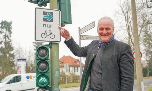 Besser mobil. Besser leben.: Erster Grünpfeil für Radler in Potsdam